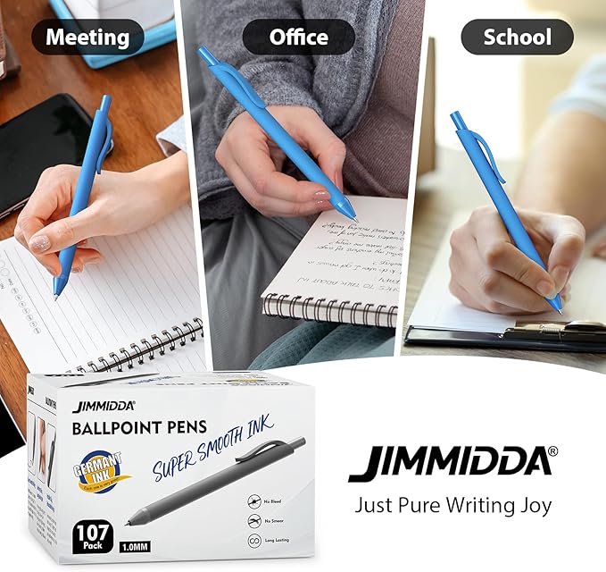 JIMMIDDA Ballpoint Pens Bulk - Image 7