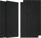 4 Pack Acoustic Panels, 47.2”x23.6” Decorative Large Acoustic Wall Panels by AUTORIFIC