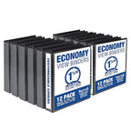 Samsill 1.5 Inch 3 Ring Binders, Made in USA, Economy Round Ring, 325 Sheet by Samsill