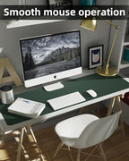 Leather Desk Pad Protector, Office Desk Mat, Large Mouse Pad, Non-Slip PU - Image 4