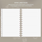 Clever Fox Password Book Spiral – Internet Address & Password Organizer - Image 6
