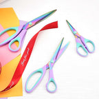 Zicolu Craft Scissors Set of 3 pack, Sharp Rainbow Titanium Coating All Purpose - Image 9