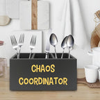 XPH Chaos Coordinator Black Yellow Pen Pencil Holder Organizer - Image 3