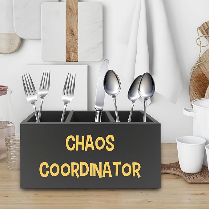XPH Chaos Coordinator Black Yellow Pen Pencil Holder Organizer - Image 3