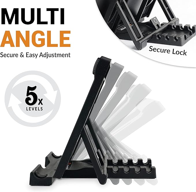Portable Tablet Stand for Desk, Non-Slip Base, Foldable & Travel-Friendly for - Image 2