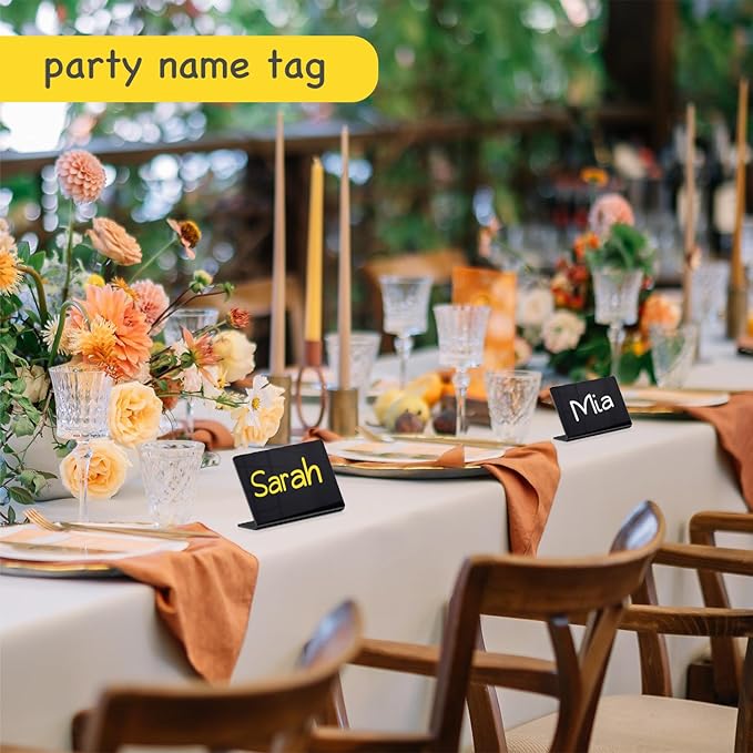 PigPotParty Acrylic Mini Chalkboard Signs - Image 5