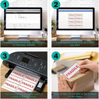 2”x4” Address Labels Shipping Mailing Labels - Image 4