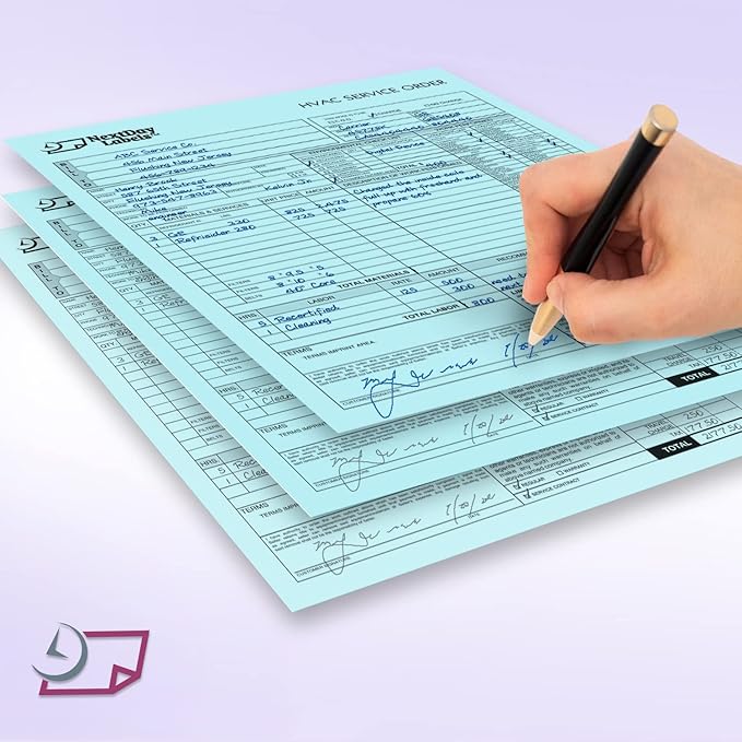 NextDayLabels - Pack of 500 Sheets 8-1/2" x 11" Letter Size CFB NCR Paper - Image 3