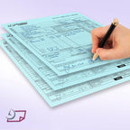 NextDayLabels - Pack of 500 Sheets 8-1/2" x 11" Letter Size CFB NCR Paper - Image 3