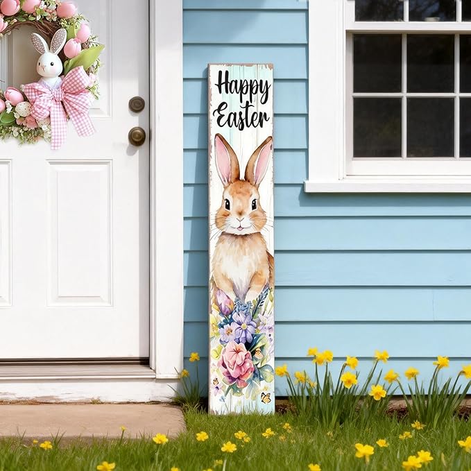 Happy Easter Bunny Welcome Sign by Unknown