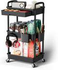 Sorgion 3 Tier Rolling Cart Organizer, Laundry Room Bathroom Organizers and by Sorgion