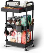 Sorgion 3 Tier Rolling Cart Organizer, Laundry Room Bathroom Organizers and by Sorgion