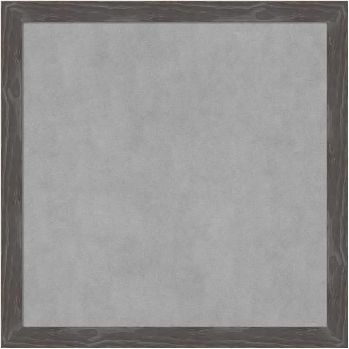 Amanti Art Grey Framed Magnetic Board 27x27 Medium Vision Board by AmantiArt