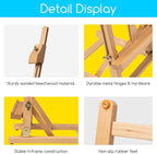 MEEDEN Tabletop Easel for Painting H-Frame, Adjustable Painting & Display Table - Image 5