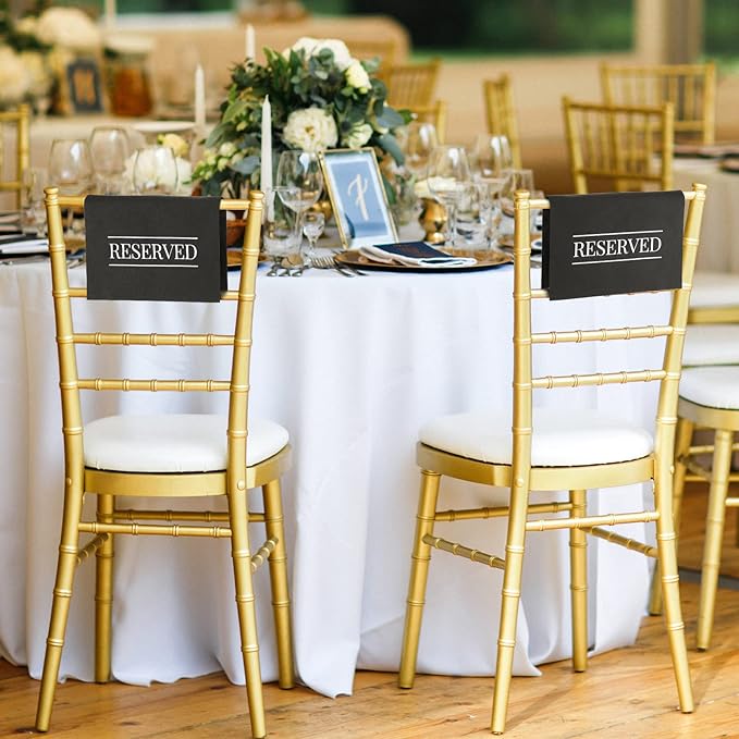 Buryeah 12 Pcs Reserved Seating Signs - Image 6