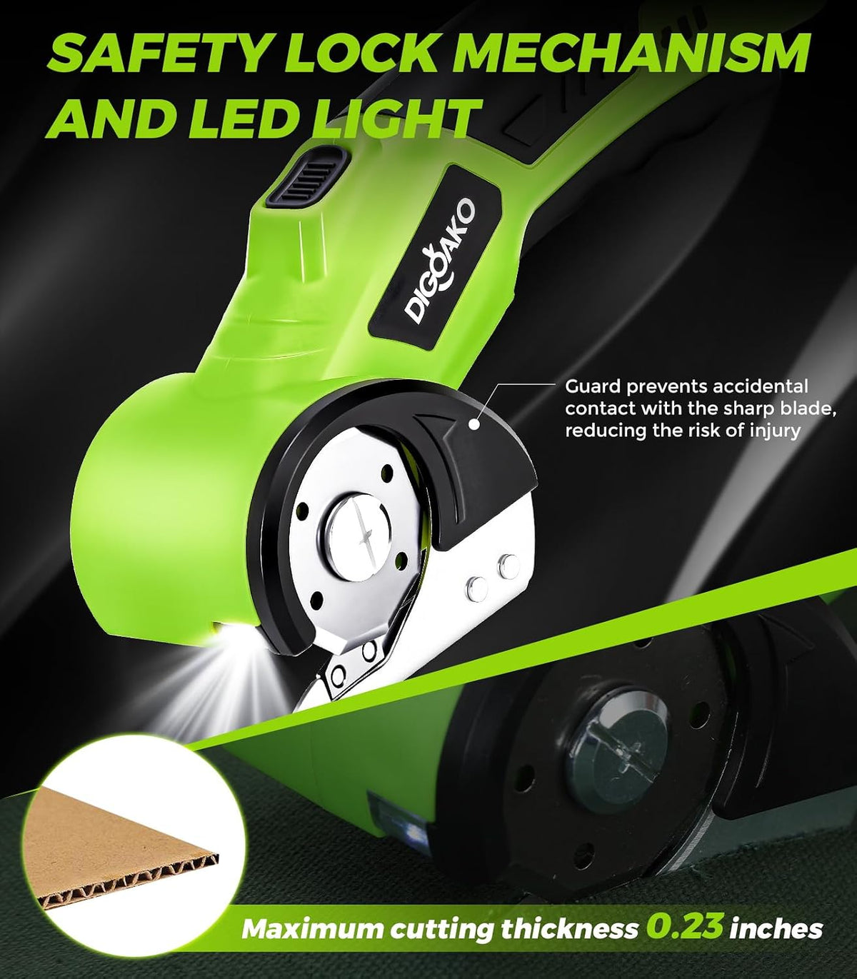 Cardboard Cutter - Cordless Electric Scissors, 4V Rechargeable Electric Box C...