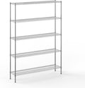 Regal Altair 14" Deep x 60" Wide x 86" Height Wire Shelving Kit | 5-Tier | NSF by Regal+Altair