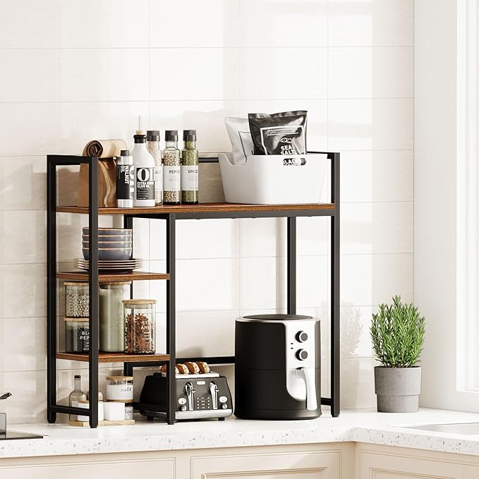 Snughome Desk Shelf, 31.9" Desktop Organizer Shelf, Desk Hutch - Image 7