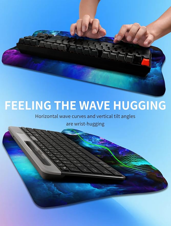 KUOSGM Ergonomic Wave Wrist Rest - Image 4