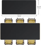 CENNBIE MAX240 94.5" x 39.4" Leather Desk Mat Protector, Extra Large Leather - Image 2