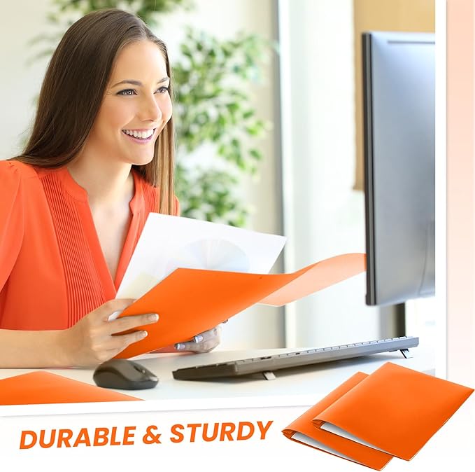 Lincia 100 Pcs Plastic Folders - Image 5