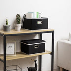 PRANDOM Storage Boxes with Lids Fabric Collapsible Storage Bins Organizer - Image 2