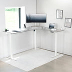 VIVO Electric Corner 75 x 63 inch L-Shaped Standing Desk, Memory Height - Image 7