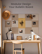 Large Felt Bulletin Board 48" X 36" Large Cork Board Alternative-12 Pack - Image 5