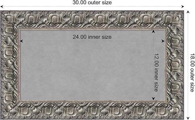 Amanti Art Silver Framed Magnetic Board 18x30 Small Vision Board - Image 4