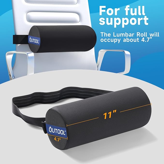 QUTOOL Lumbar Roll, Lumbar Support Pillow - Image 9