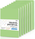 feela 8 Pack Soft Cover Journal Bulk, Notebooks College Ruled by feela