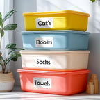 100Pcs Large White Labels for Storage Bins, 6x4 Inch Removable Labels, Large - Image 6
