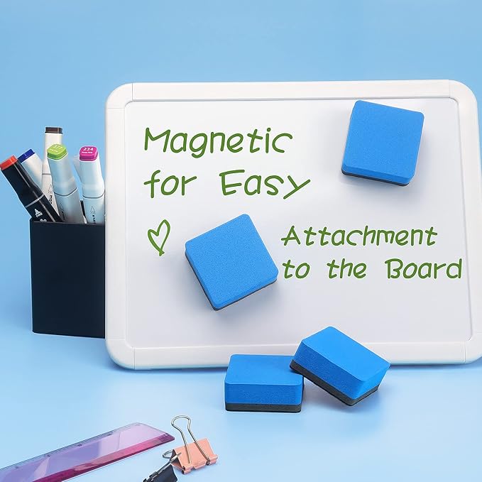 Tamaki 12 Pack Magnetic Whiteboard Eraser, Dry Eraser Board Erasers, Dry Erasers - Image 7