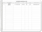 BookFactory Hazardous Material Log Book/Haz Mat Materials Tracking Logbook - Image 3