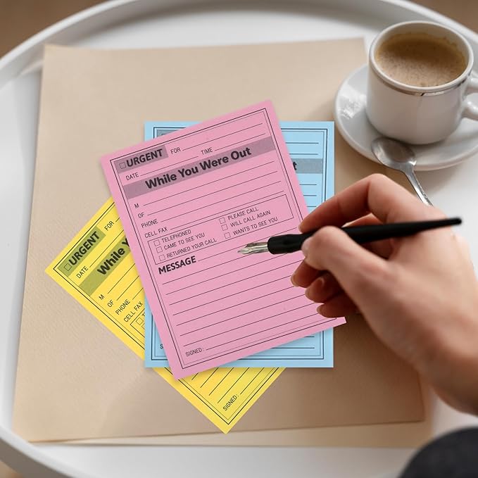 9 Pieces Phone Message Pads for Office Sticky Notes, While You were Out Message - Image 5