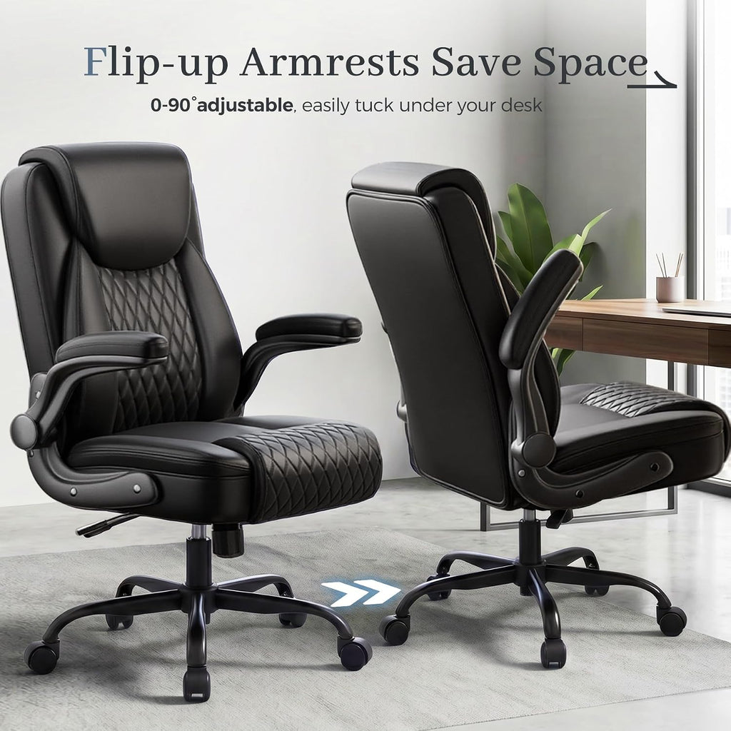 gtpoffice executive office chair with comfortable lumbar support, front angle view