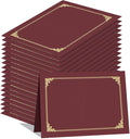 HAUTOCO 50 Packs Certificate Holders, Burgundy Diploma Holders, Document Award by HAUTOCO