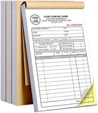 Custom Invoice Book with Logo 100 Set Personalized Receipt Books Customized by Unknown