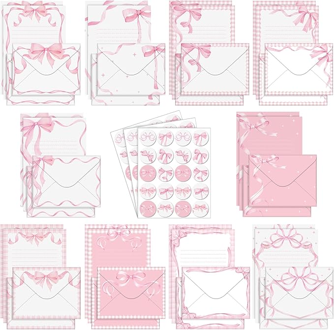 TaoBary 160 Pcs Stationery Paper Set 50 Double Sided Stationery Papers by TaoBary