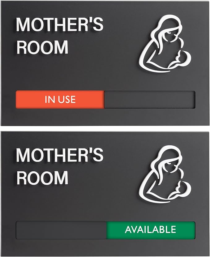 Noah Baby ""9x5 Privacy Slider Sign by Noah+Baby