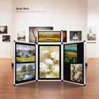 Nisorpa 3+1 Panel Folding Trade Show Presentation Board 70.8“ x 35.4” Trifold - Image 9