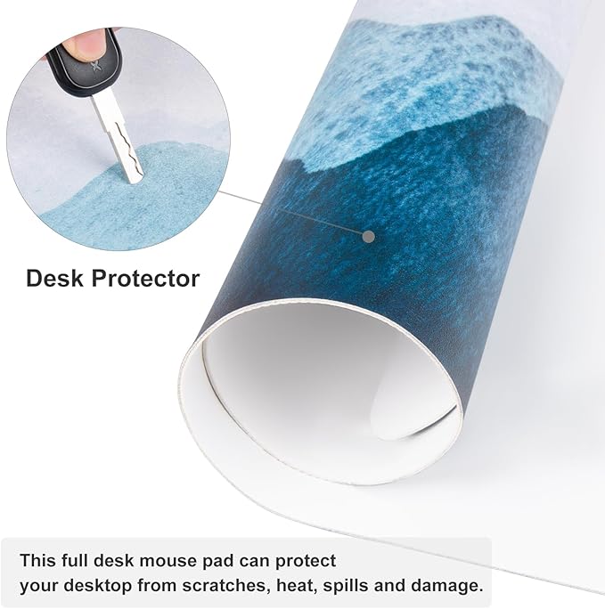 QIYI Desk Pad Large Keyboard and Mouse Pad - Image 3