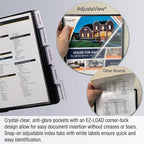 Ultimate Office AdjustaView 10-Pocket Desk Reference Organizer - Image 4