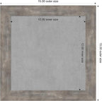 Amanti Art Silver Framed Magnetic Board 15x15 X-Small Vision Board - Image 4