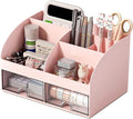 COMFYROOM Desk Organizer with 6 Compartments and 2 Drawers, Plastic Makeup by COMFYROOM