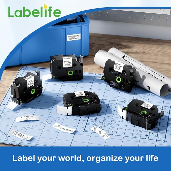 Labelife 8-Pack TZe-251 TZe TZ Tape 24mm 0.94 Compatible - Image 7
