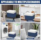 Large 17" 42 Quarts Collapsible Stackable Storage Bins - Image 7