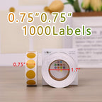 PARLAIM 3/4 Inch Roll Color Coding Labels, 1000 per Roll Round Permanent - Image 2