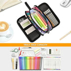 BOENLE Watercolor Dragon Pencil Case Box Boys Girls Large Pencil Pouch - Image 5