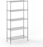 Regal Altair 18" Deep x 42" Wide x 86" Height Wire Shelving Kit | 5-Tier | NSF by Regal+Altair